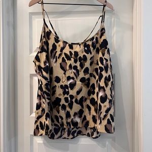 Shein Cheetah Printed Cami Blouse